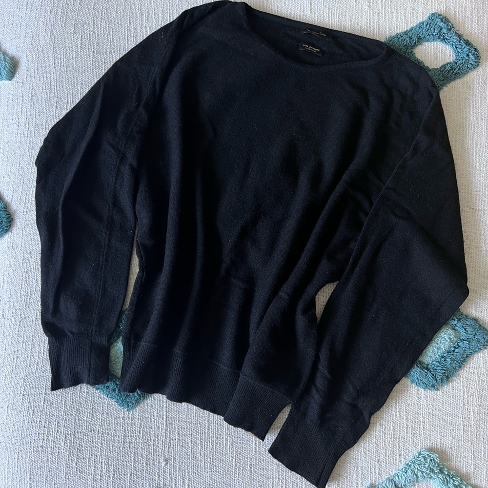 Massimo Dutti Black Cashmere Sweater
